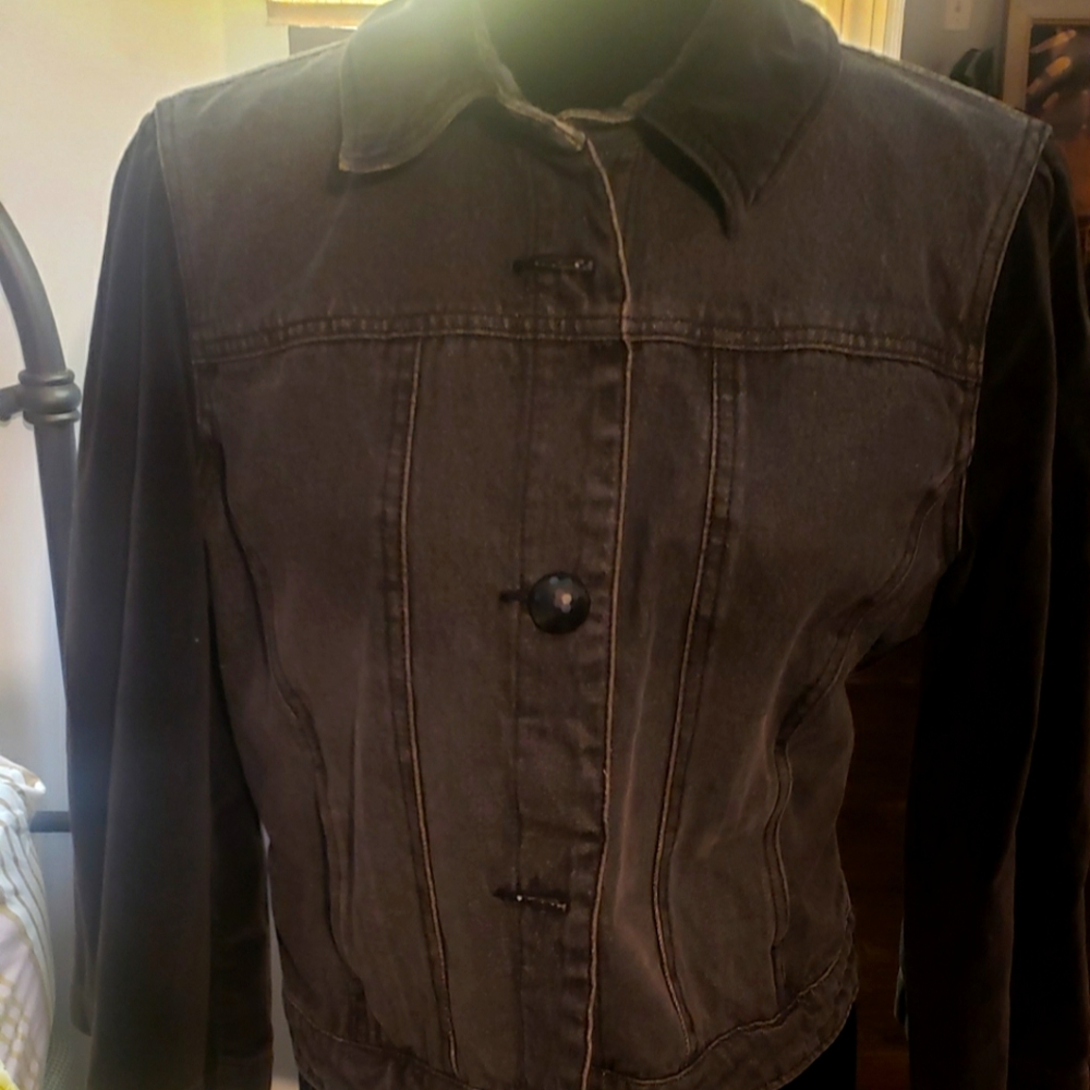 Jeanology Collection Two Tone denim jackets